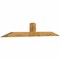 Ekena Millwork Portland Rough Sawn Timber Gable Bracket, Western Red Cedar, 108"W x 18"H x 6"D x 6"F, 4/12 Pitch GBW108X18X0606POR00RWR - alternate 5